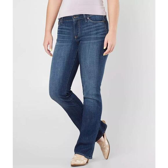 NWT Lucky Brand Sweet Boot Mid-Rise Jeans Womens Size 28 Dark Wash Stretch Denim - Picture 10 of 10